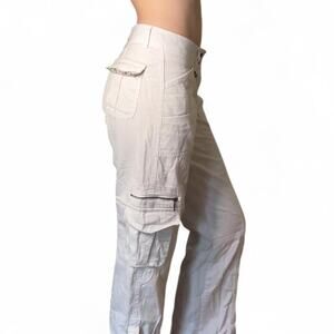 Lee Gold Label White Cargo Pants